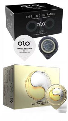 Комплект: OLO Feeling Ultrathin 10 шт. + OLO Лід і Полум'я 10 шт. SOS11233 фото