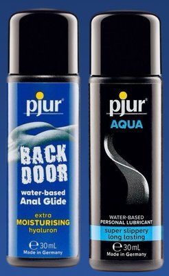 Набір лубрикантів pjur backdoor Comfort water glide 30 мл + pjur Aqua 30 мл LB211 фото