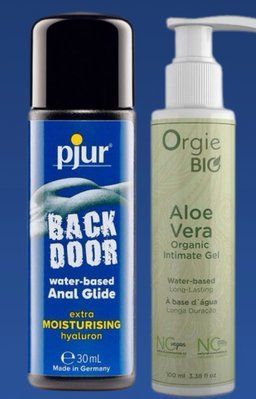 Набір лубрикантів pjur backdoor Comfort water glide 30 мл + ALOE VERA, 100 мл. ORGIE BIO LB330 фото