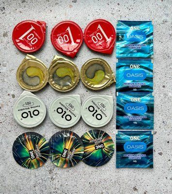Набір з 16 шт : OLO : Passionate , Ice Durable ,Feeling ; ONE : Vanish , Oasis Premium SOS1026 фото