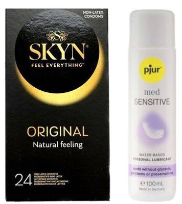 Комплект SKYN Original 24 шт + Pjur MED Sensitive Glide 100 мл SOS13241 фото