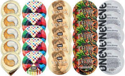 Набор из OLO Ice Durable + ONERibs + ONE Vanish + ONETattoo + ONE Strong SOS8670 фото