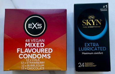 Набір Skyn Extra Lube 24 шт - EXS Mixed Flavoured 48 шт SOS3072 фото
