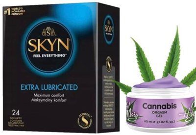 Набор из SKYN Extra Lube (24 шт) + Гель для стимуляции OH! HOLY MARY (60 мл) от Nuei SOS10080 фото