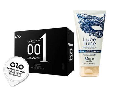 OLO Feeling Ultrathin &mdash; 10 шт та Лубрикант ORGIE Lube Tube Xtra, 150 мл SOS876 фото