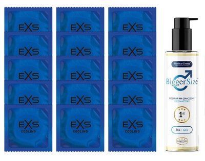 Комплект EXS Cooling 15 шт + Medica‑Group Bigger Size Gel (150 мл) SOS14590 фото