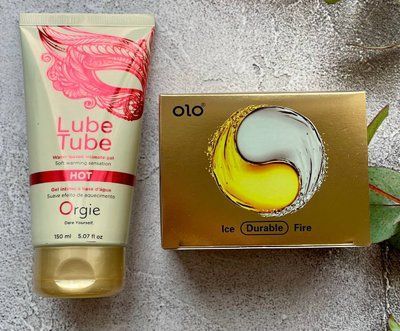 Комплект OLO Лід і Полум'я 001 (10 шт) + Лубрикант LUBE TUBE HOT, 150 мл ORGIE SOS2372 фото