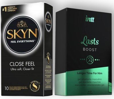 Набор из SKYN Close Feel (10 шт) + Пролонгатор Intt Lasts (15 мл) SOS8920 фото