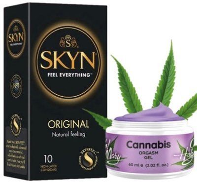 Набор из SKYN Original (10 шт) + Гель для усиления оргазма OH! HOLY MARY, 60 мл Nuei SOS9880 фото