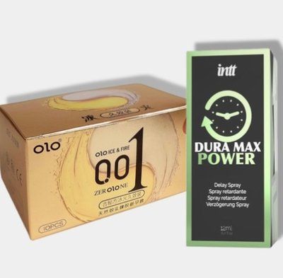 OLO 0.01 Ice Durable Gold 10 шт + Пролонгатор Intt Dura Max Power (12 мл) SOS5945 фото