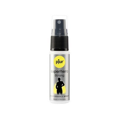 Пролонгировочный спрей pjur Superhero Strong Spray 20 ml, с экстрактом имбиря, впитывается в кожу. PJ12920 фото