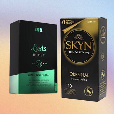 Набір SKYN Original 10 шт та Пролонгатор Intt Lasts (15 мл) SOS4371 фото