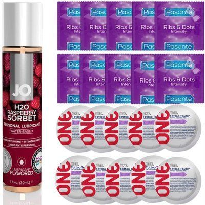 Набір 20 шт Pasante + ONE + System JO Raspberry Sorbet (30 мл) SOS4566 фото