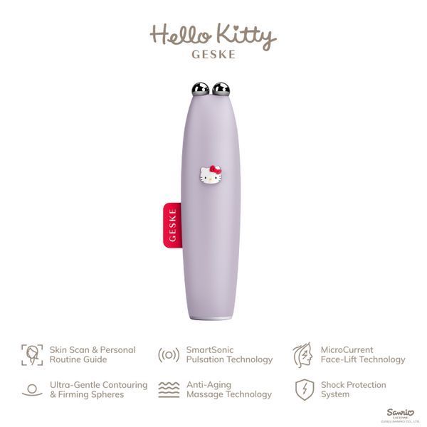 Микротоковая ручка для подтяжки лица GESKE MicroCurrent Face-Lift Pen 6в1 Hello Kitty HB0250 фото